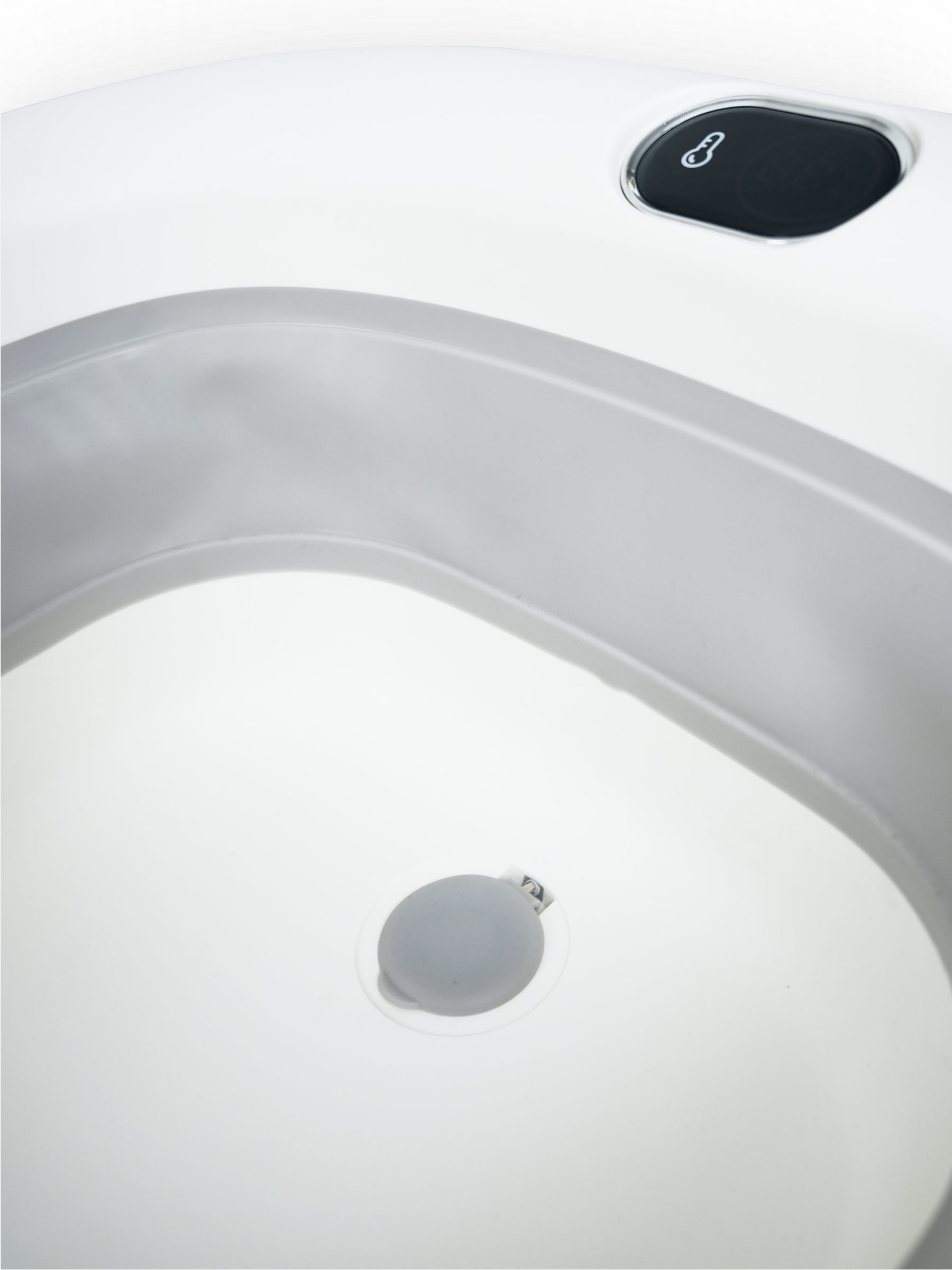 Ванночка для купания новорожденных складная с термометром