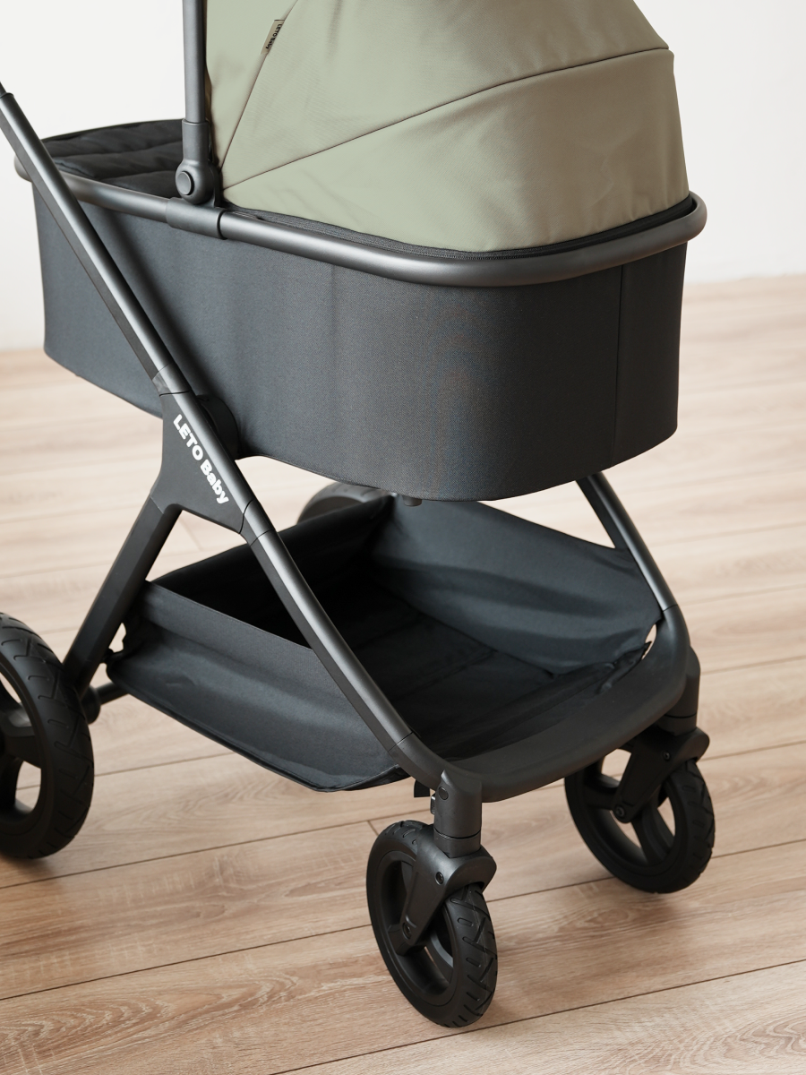 Коляска для новорожденных 2 в 1 LETO Baby