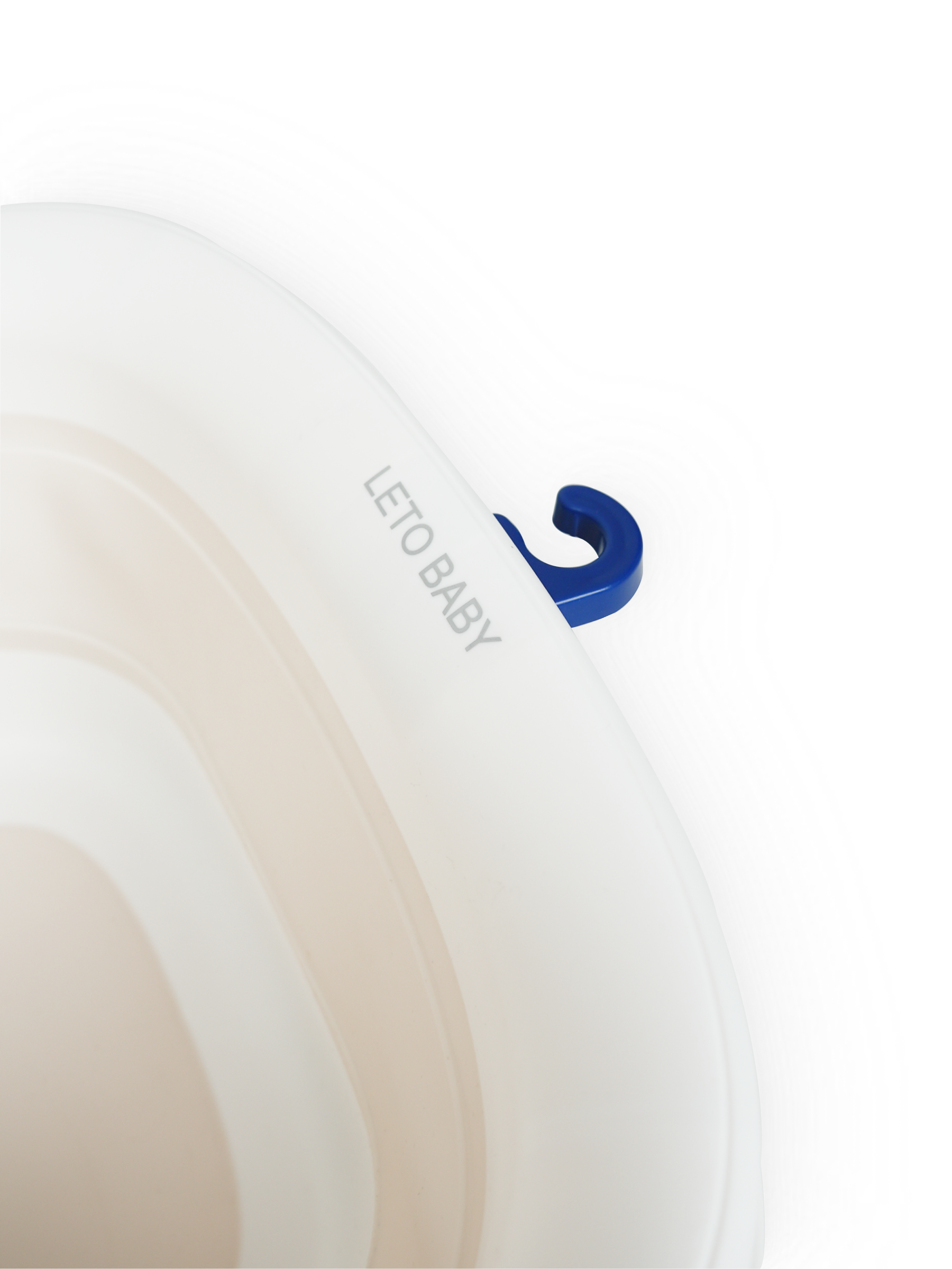 Ванночка для купания новорожденного складная с термометром