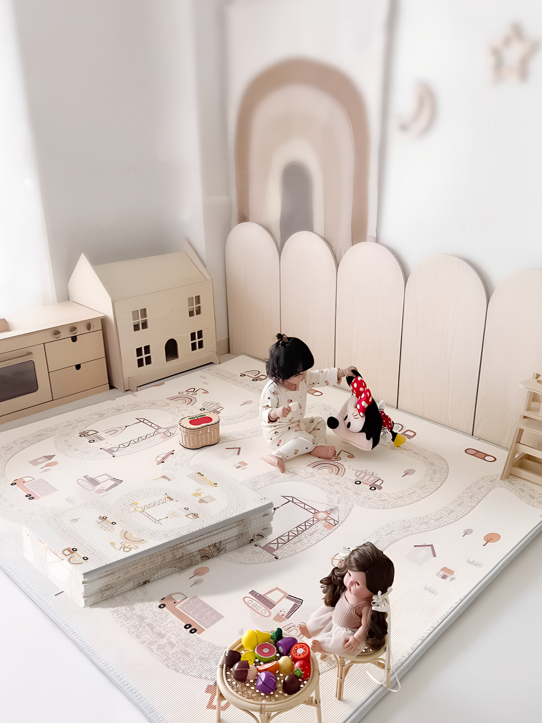 Детский коврик для ползания LETO Baby